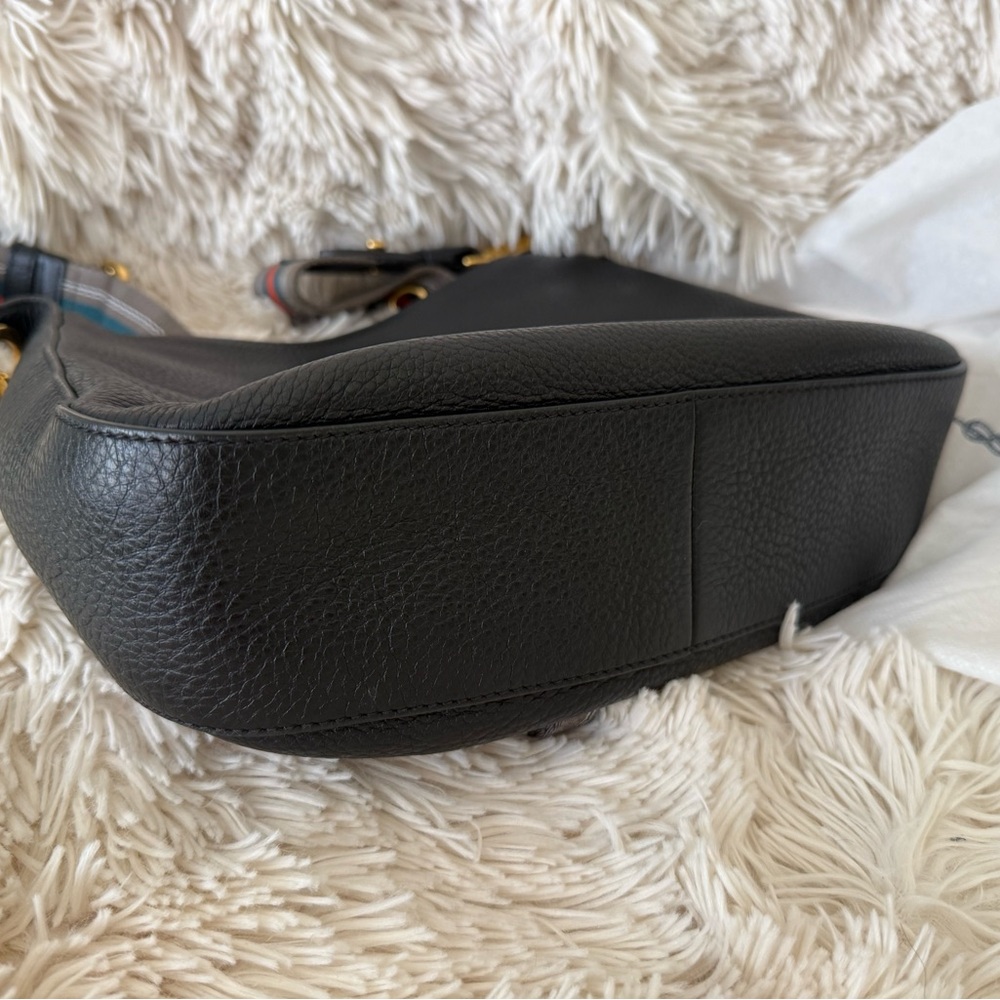 Prada Black Pebbled Leather Shoulder Bag Phenix Vitello - Picture 3 of 8